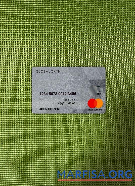 Printable Hong Kong Global Cash Mastercard photolook front sample